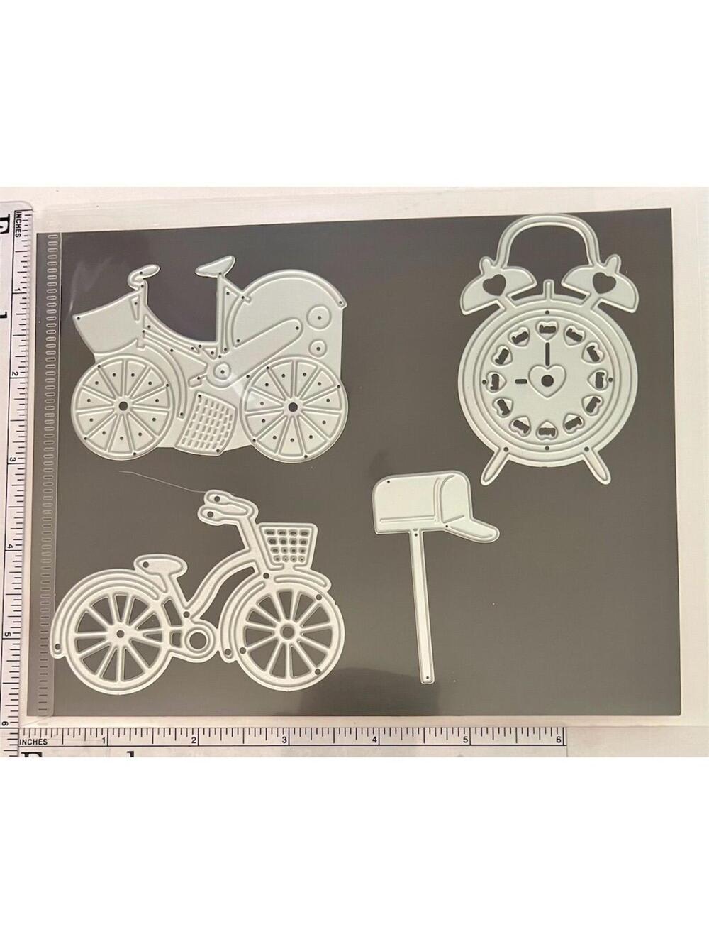 Momenta Bicycle Clock Metal Die Cuts Scrapbooking Card Making Craft